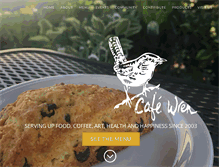 Tablet Screenshot of cafewren.com
